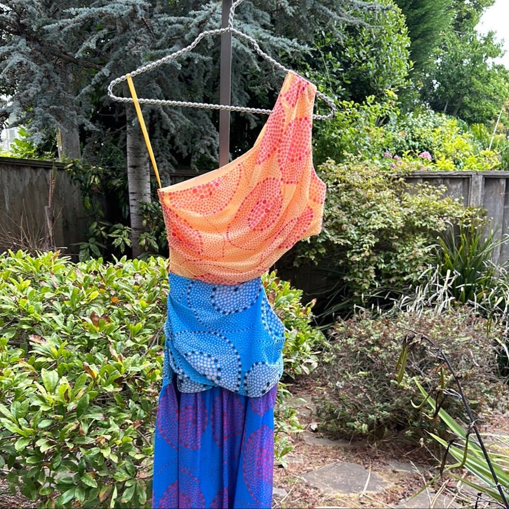 STAUD ASHLYN DRESS MULTI WHIRLPOOL - Picture 2 of 6